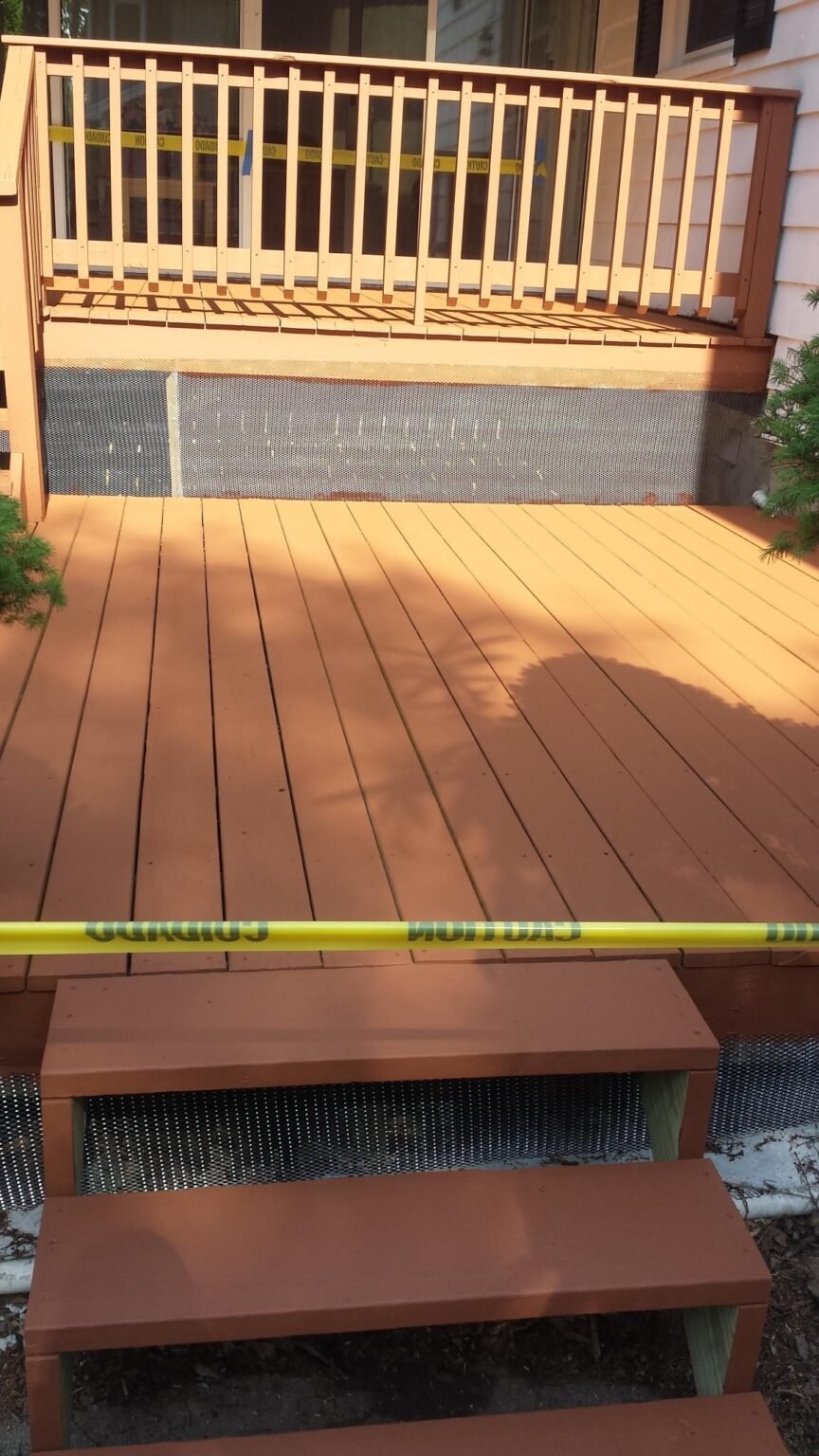 Wood deck built by ZEFI GROUP
