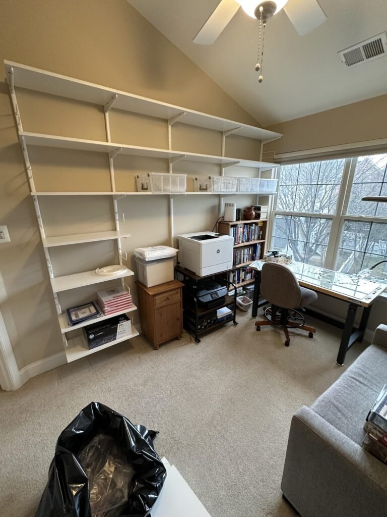 Custom shelving installed by ZEFI GROUP